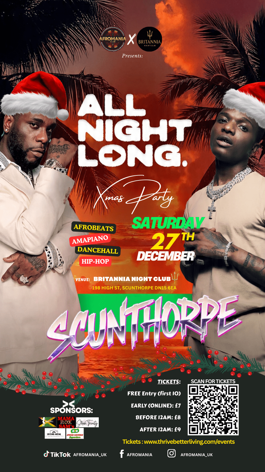 Scunthorpe's Afrobeats and Hip-Hop Party