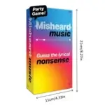 Misheard Lyrics Card Game: 500 Cards of Hilarious Musical Nonsense Family Couple Game - Image 6