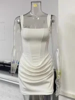 Backless Ruched Mini Dress: #1 Sexy Club Outfit by Mozision - Image 6