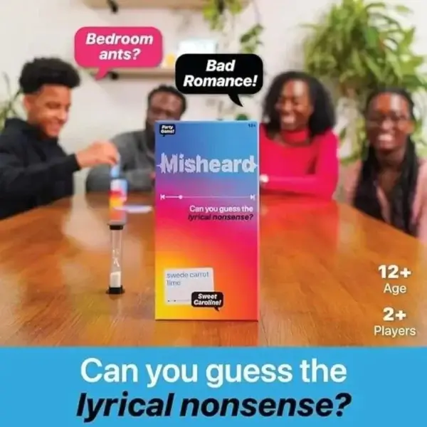 Misheard Lyrics Card Game
