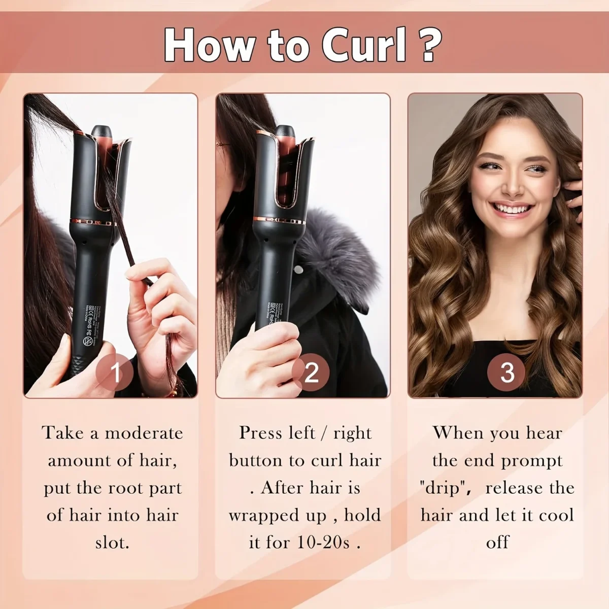 Automatic Hair Curler: #1 Magic Ceramic Rotating Styler - Image 5