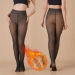 Sheer heating leggings to boost metabolism and burn fat effectively.